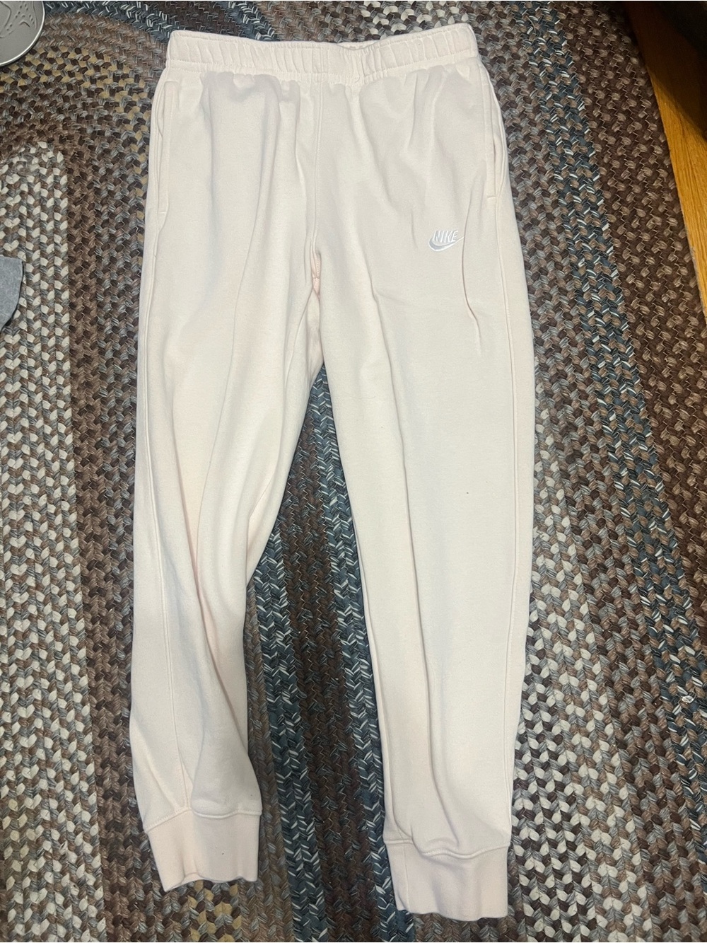 Nike Pale Pink Fleece Joggers - Cozy Everyday Sweatpants